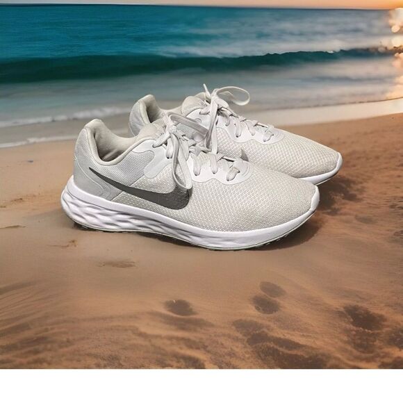 Nike Revolution 6 Next Nature Women's White Running Shoes Size 10M - Picture 16 of 16
